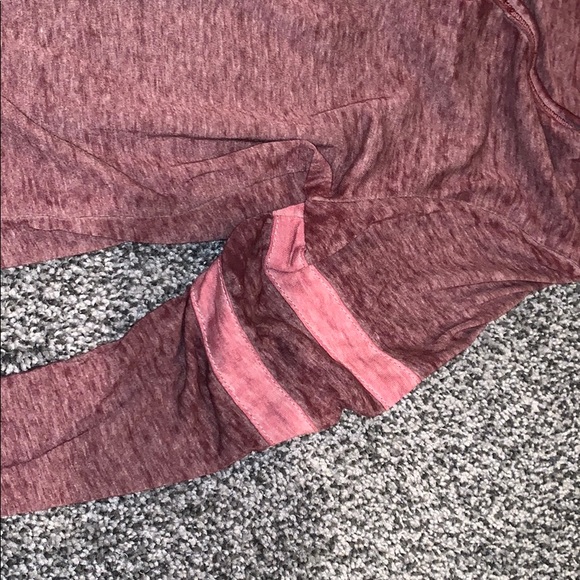 Maroon long sleeve hoodie - Picture 2 of 3